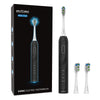 Mitimi T2405 Sonic Electric Toothbrush, 4 Brushing Modes, Smart Timer & IPX7 Waterproof, for Adults and Kids, Black